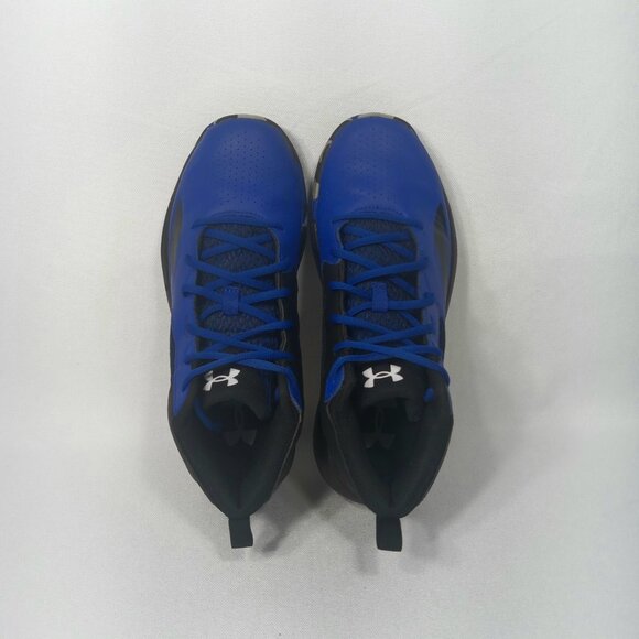 UNDER ARMOUR Lockdown 5 Basketball Shoes Blue Black Men size 10/Women size 11.5 - Picture 8 of 15